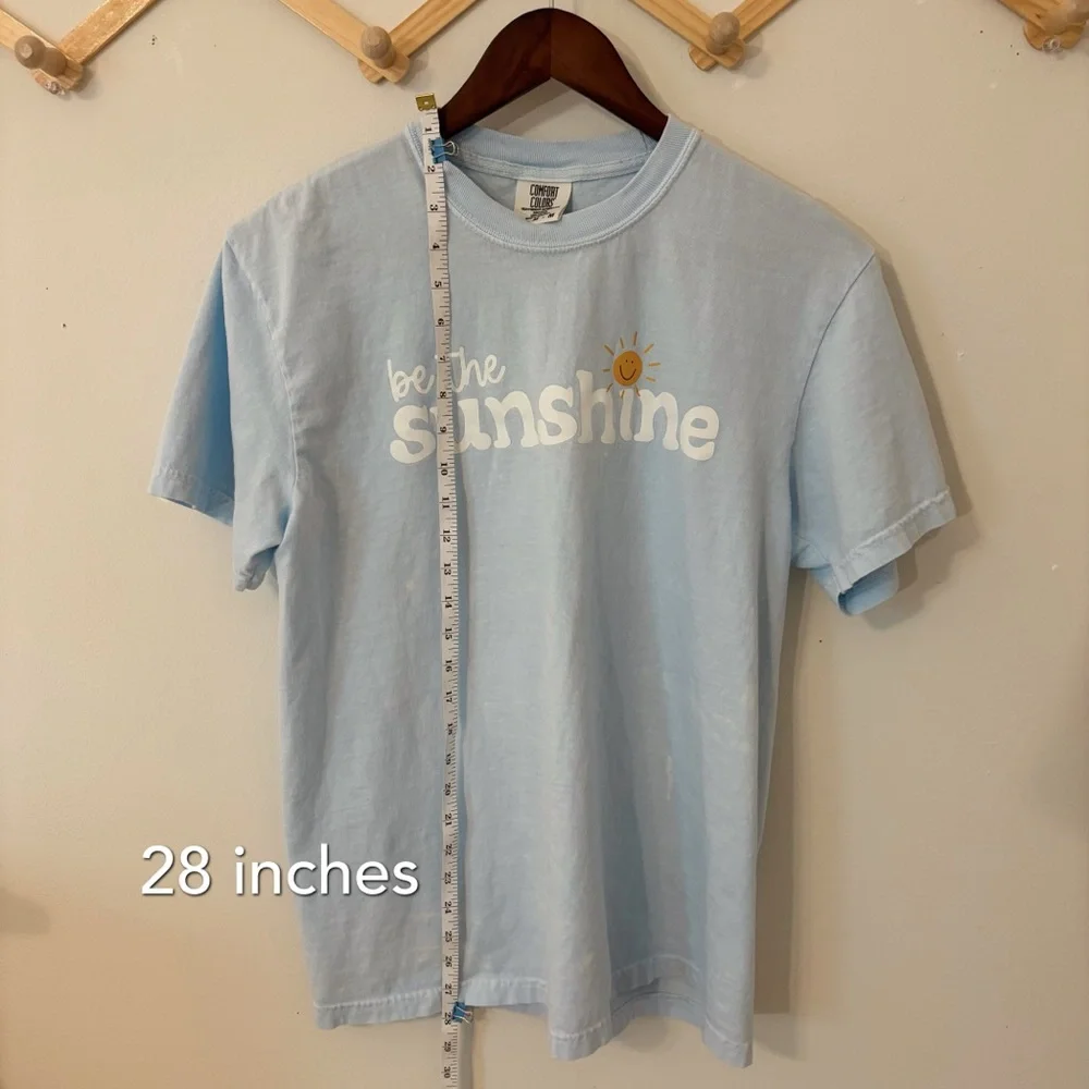 Comfort Colors - Be the Sunshine - Light Blue T-shirt - Picture 6 of 7
